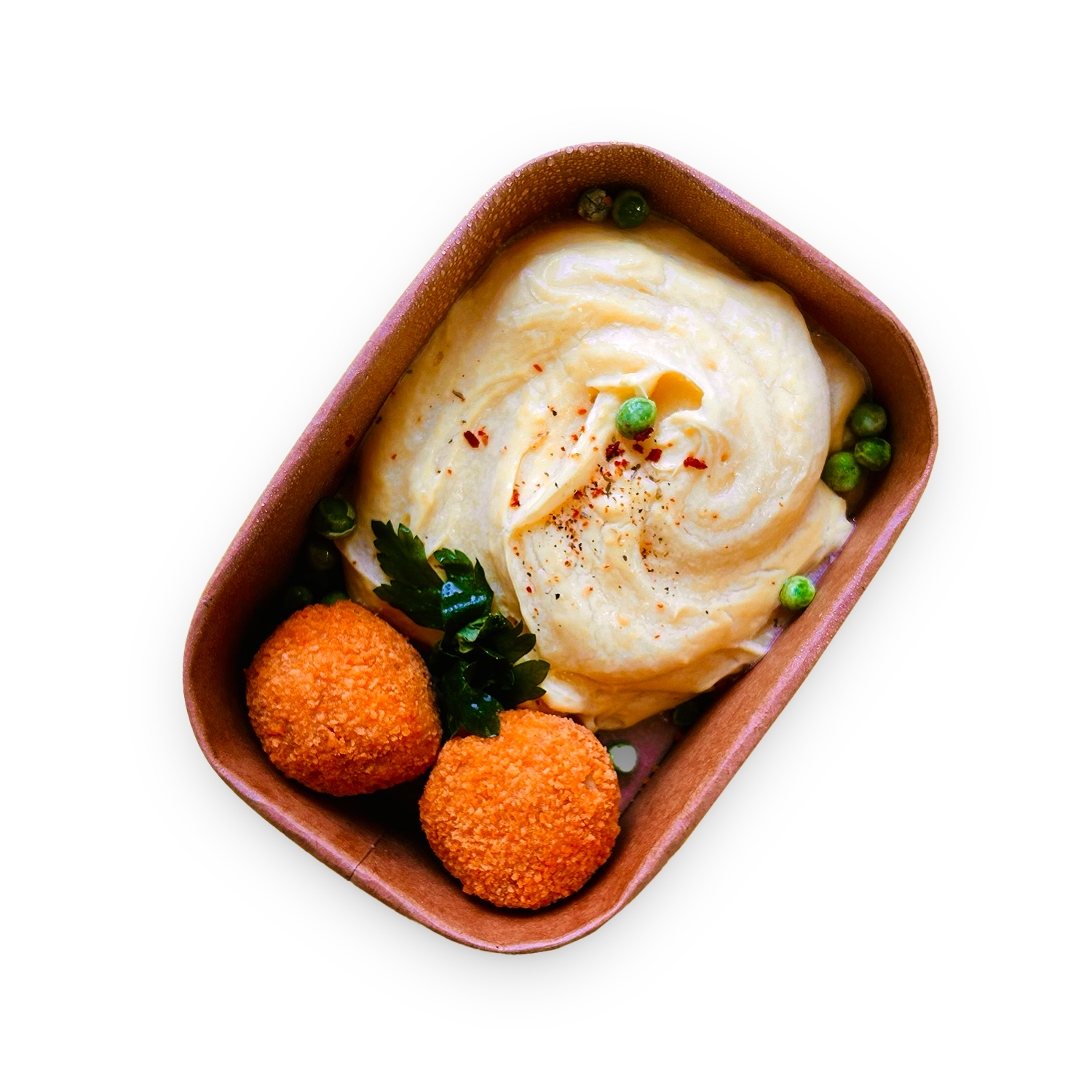 Курячі крокети з пюре фото